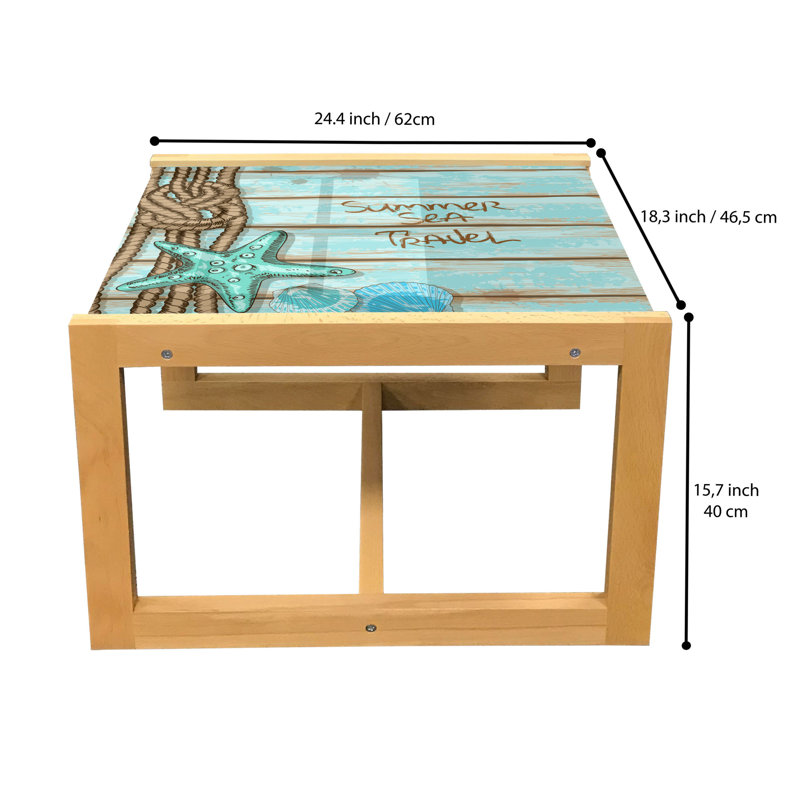 Jamescia Sled Coffee Table, 62cm H x 46cm W x 40cm D