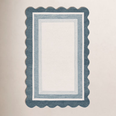 Hand-Tufted Wool Striped Outdoor Rug