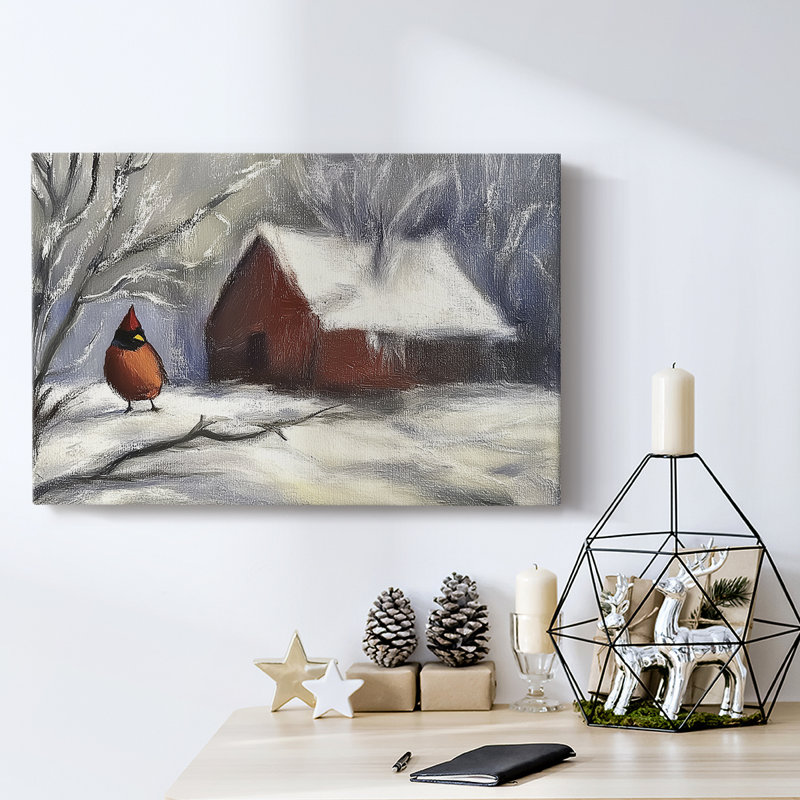 Christmas Holiday Arts - Toile tendue avec châssis XMA171598, H 40 po x l 60 po