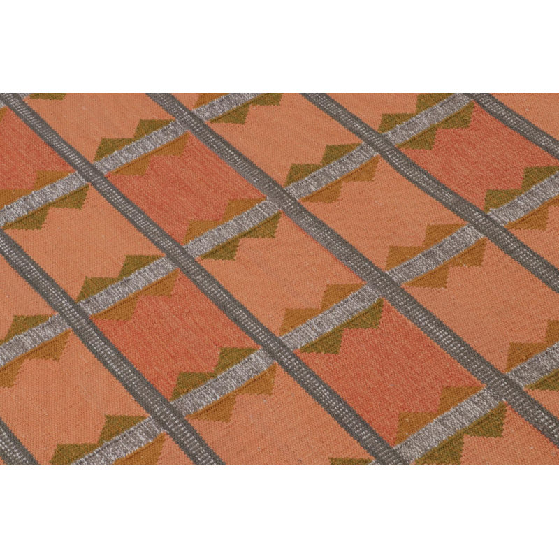 Scandinavian Wool Geometric Area Rug, Rectangle 10' x 14'