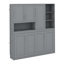 Lit escamotable avec armoire supérieure, tablettes, lit pliable peu encombrant avec éclairage et port USB-114072549