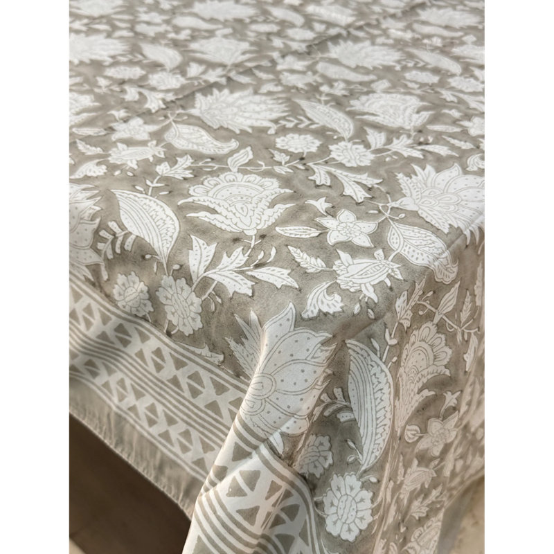 Hand Block Printed Pure Cotton Bedsheet Set With Pillow Covers