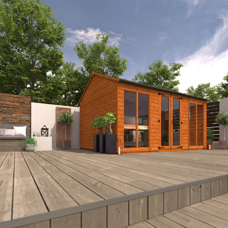 14x10w Tiger Retreat Contemporary Summerhouse