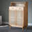 Modern Burlywood Solid wood Shoe Storage