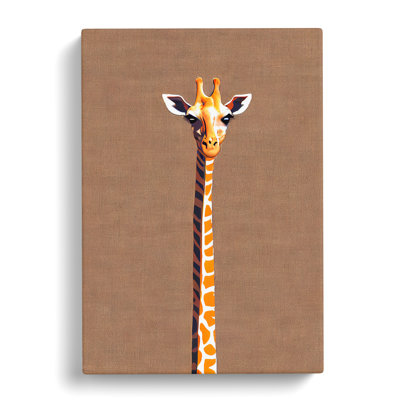 Skinny Giraffe - Wrapped Canvas Print