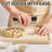 Zulay Kitchen Multi-purpose Stainless Steel Bench Scraper & Chopper Quick & Easy Perfect Cuts Round