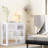 Zaine Double Glass Door Wall Cabinet With Detachable Shelves for Office-856644653