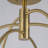 6-Light Mid-Century Weeping Willow Milk Glass Chandelier