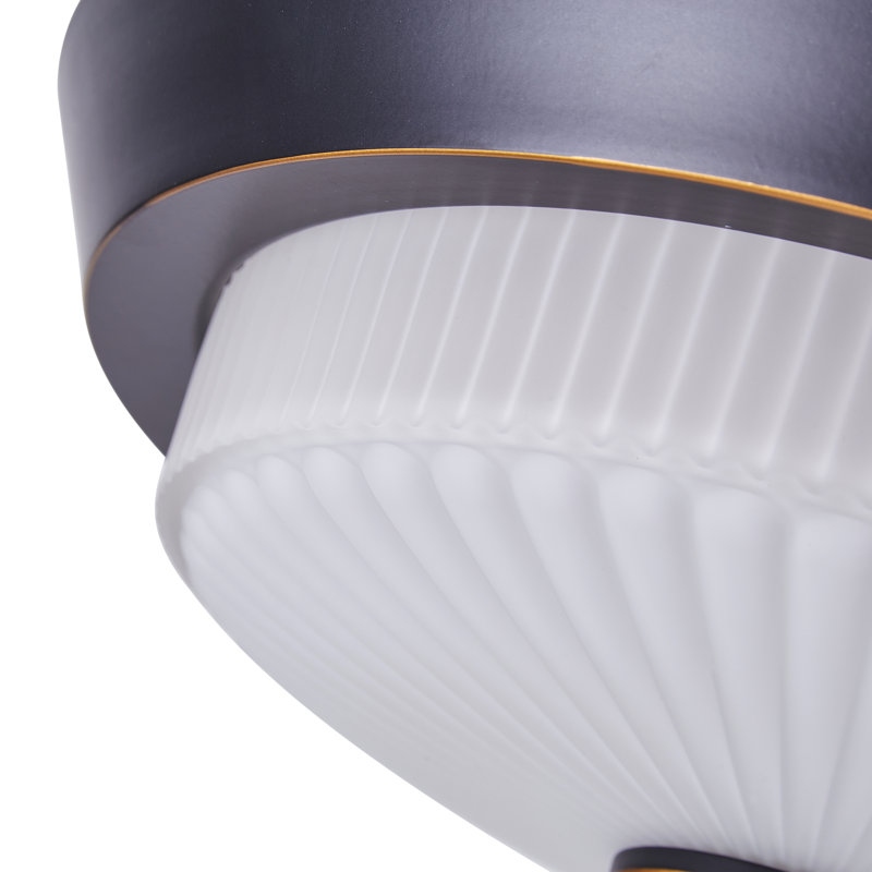 Plafonnier rond simple 2 lumières Darryus