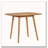 Wood Square Dining Table-230416583