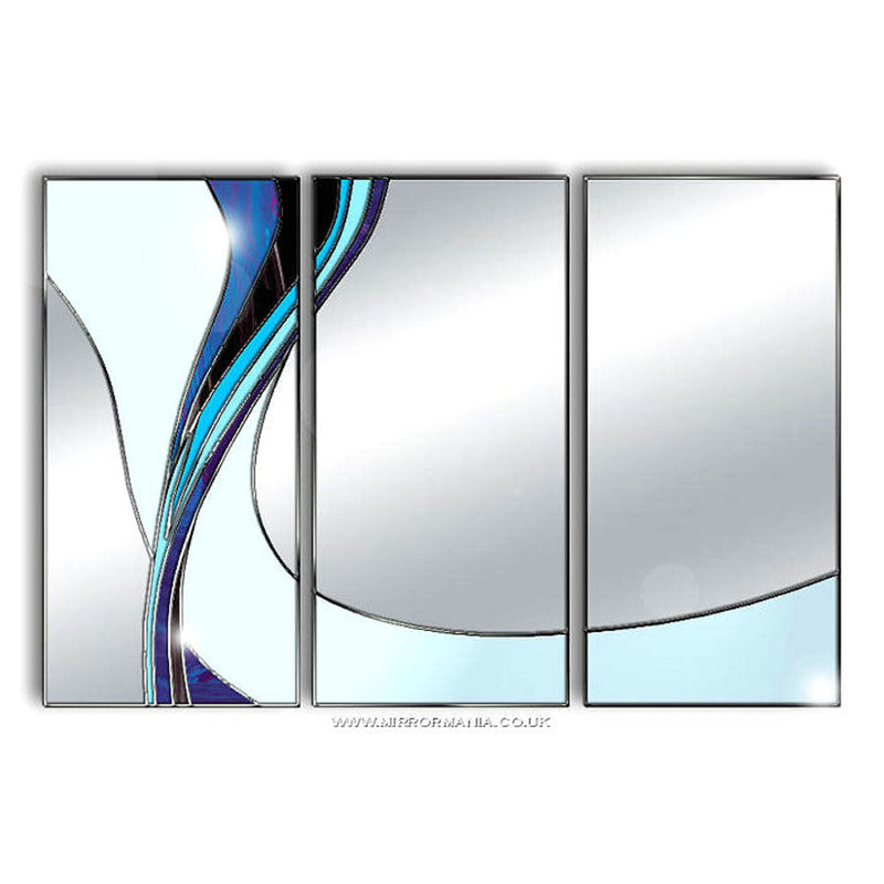 Iserman Flat Wall Mirror, Blue