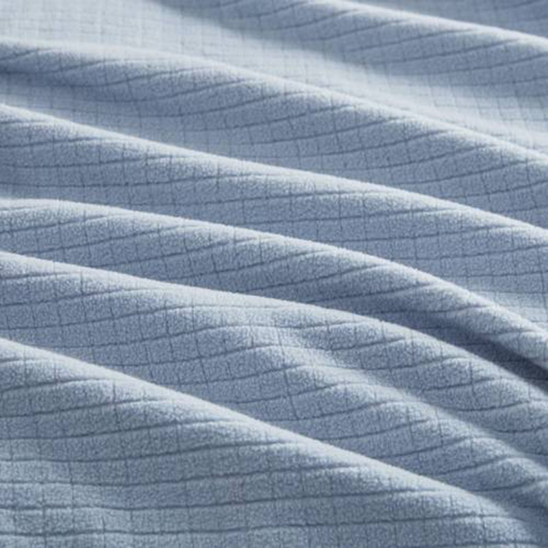 Couverture douce et confortable, Bleu, Très grand lit
