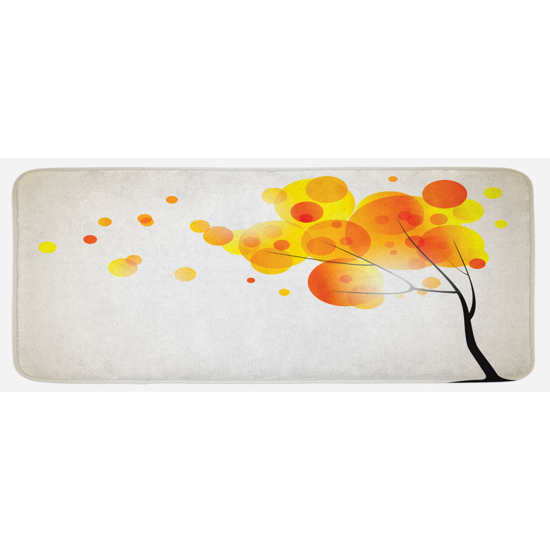 Tapis de cuisine abstrait