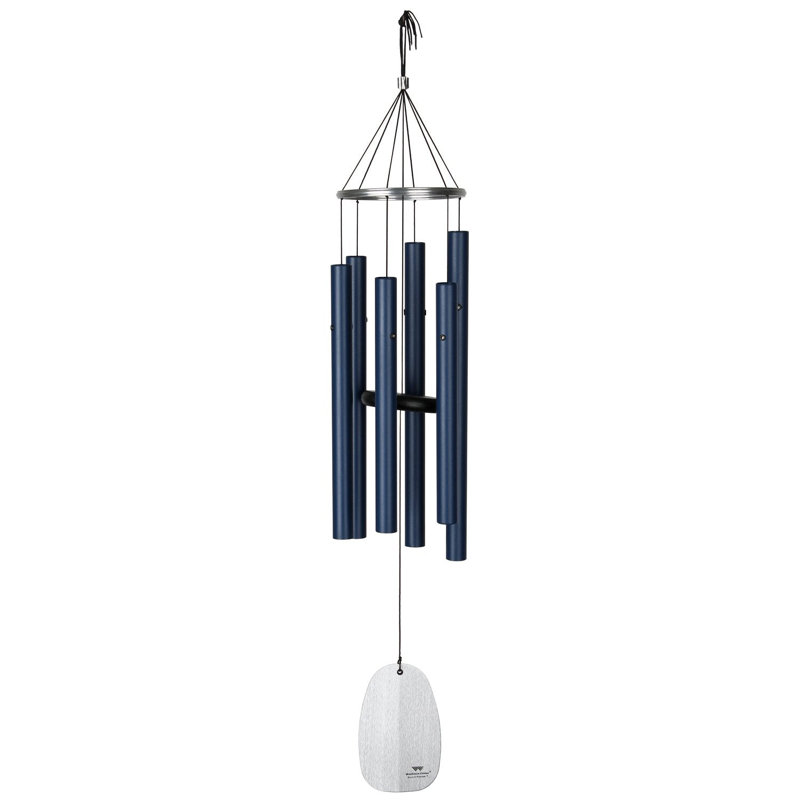 Carillon Bells of Paradise ™, H 32 po x l 6 po x P 6 po, Bleu / blanc