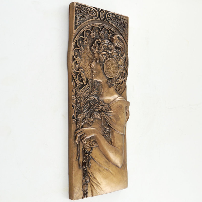 Autumn Leaves Art Cold Cast Bronze Wall Décor