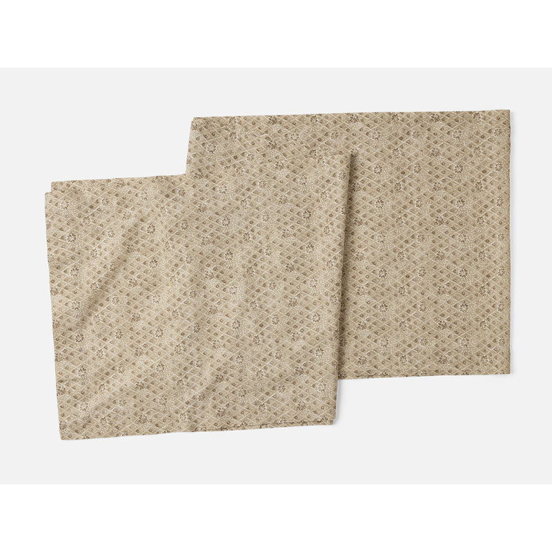 Coral Bell Print Runner, Chestnut