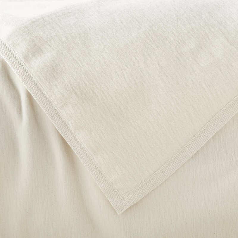 Signature All Seasons 100% Cotton Blanket, King/Cal King, Natural