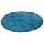 Tapis bleu nouvel âge 6 pi x 6 pi 1 po Dkari