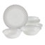 Gibson Glass Dinnerware Set - Service for 4
