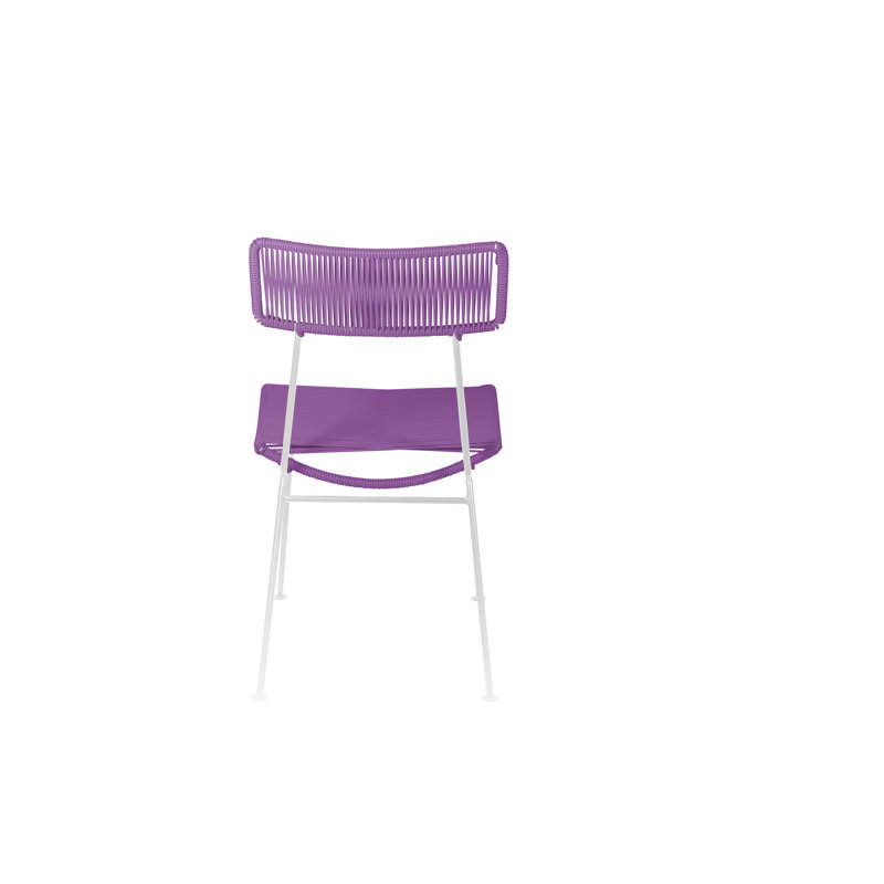 Chaise Hapi, Orchidée / blanc