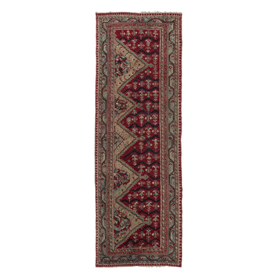 Vintage One-of-a-Kind 4'7X13'7 Hand Knotted Area Rug