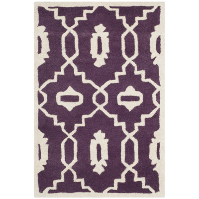 Carolene Hand Tufted Wool Geometric Rug