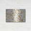 «Top View - White Roses» par Lori Deiter, art mural en métal-2063787607