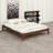 Solid Dry Bamboo Wood Platform Bed-1791587022