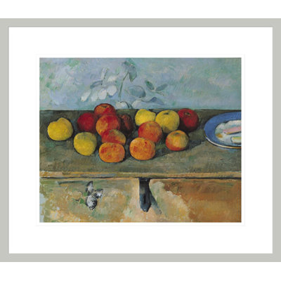 Nature morte aux pommes et aux biscuits par Paul Cézanne