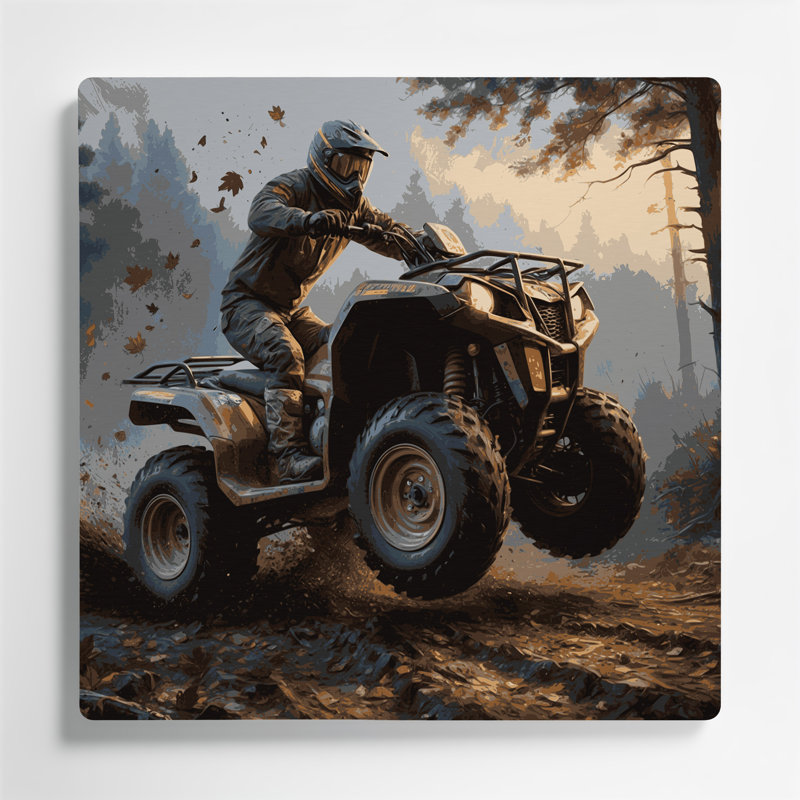 Art de transport sur véhicule tout-terrain, 12" H x 12" W