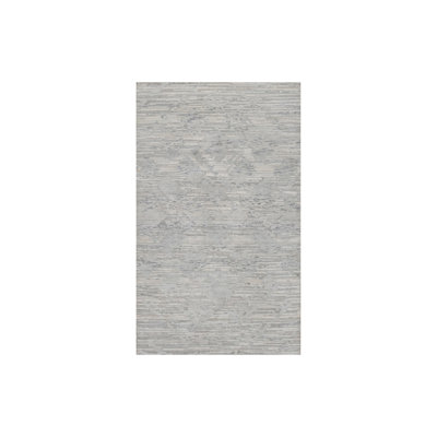 Tapis gris clair en laine naturelle nouée à la main de conception moderne 3 pi x 5 pi 3 po 83BEAD1B48734B60A0D1A0B8F4CA55C6