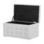 Roseleaf 73cm Wide Faux Leather Tufted Rectangle Ottoman with Storage-38052805