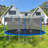 14Ft  Trampoline With Safety Enclosure Net