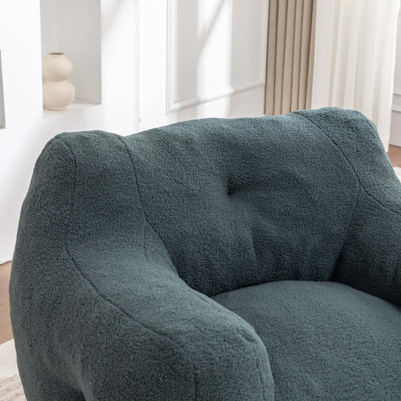 Fauteuil à billes Comfy Lazy Bean Bag, Vert clair