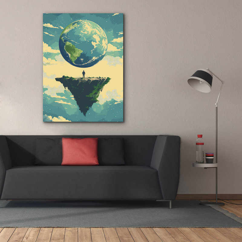 Toile épique «Solitude» par Andreas Magnusson, 40 po x 54 po