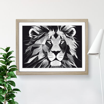 Picturesque Lion - Single Picture Frame Print