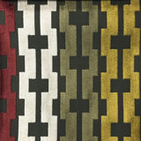 Bardot-Piccadilly Geometric Cut Velvet Upholstery Fabric