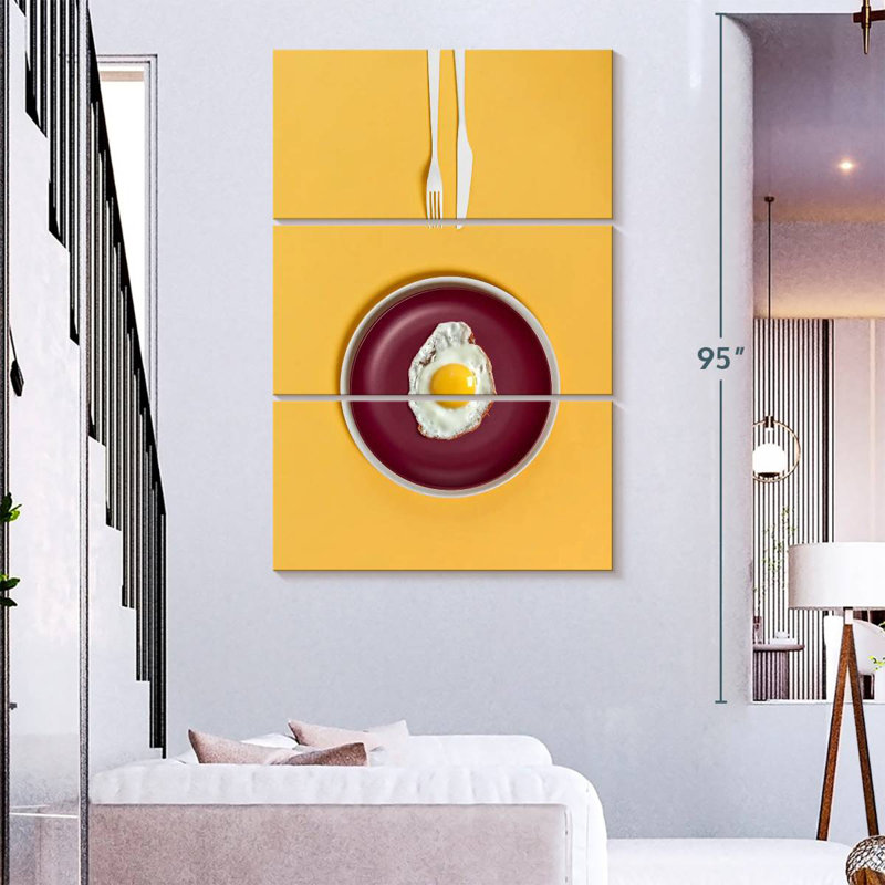 Yarlin Egg For Breakfast, 74" H x 48" W