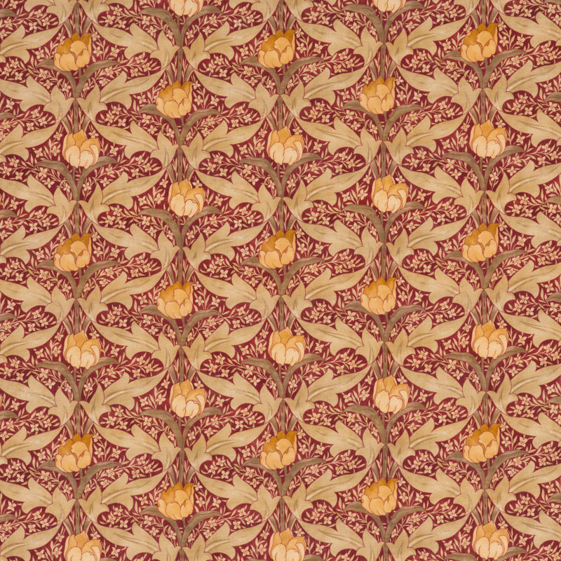 Originals V Tulip Jasmine Performance Fabric, Red/Ochre