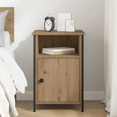40cm W Manufactured Wood Bedside Table