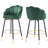  Olvina 29'' Modern Velvet Swivel Upholstered Bar Stool with Metal Frame-1945293367