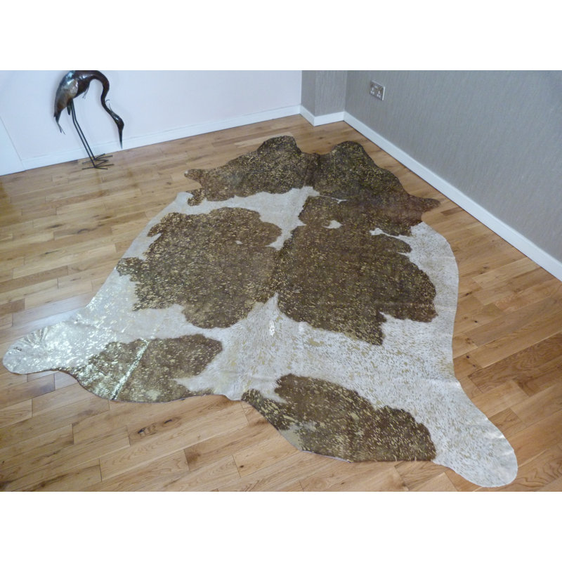 Damaris Cowhide 190cm X 233cm Area Rug