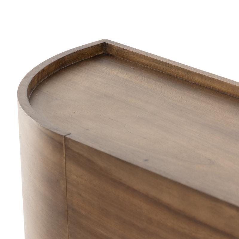 Buffet en bois de guanacaste de 77 po de largeur Dullingham, Caramel