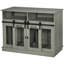 Mobilier pour cage de chien pour grands chiens ou chenil double pour petits chiens avec tablettes-2048103713