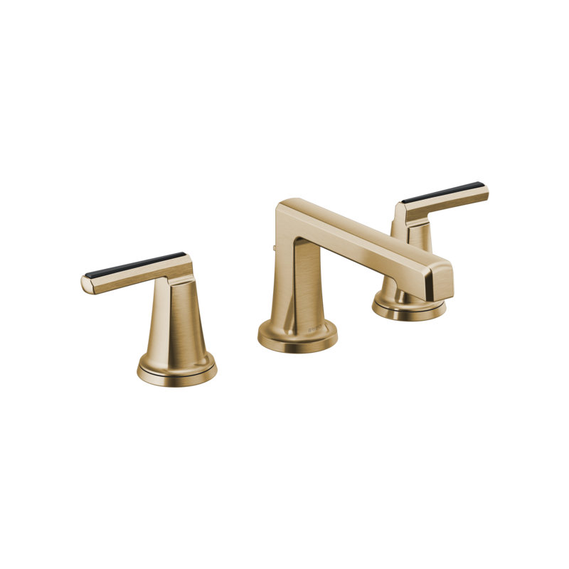 Levoir® Two-Handle Wall Mount Lavatory Faucet, Polished Chrome, Low Lever Handle, 1.5