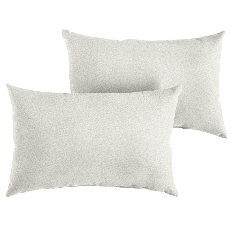 Coussin décoratif, Ivory, 14"H x 24"W, Rectangular