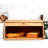Assante Food Bread Storage Container Bamboo Bread Bin Storage Counter Top Roll Top Bread Box