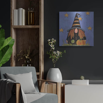 «Halloween Gnome» par Lisa Hilliker, art mural en métal