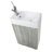 Studio 18.125'' Single Bathroom Vanity with Cultured Marble Top-291880922