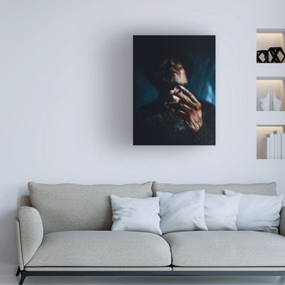 Koki Jovanovic Man Smokes Canvas Art